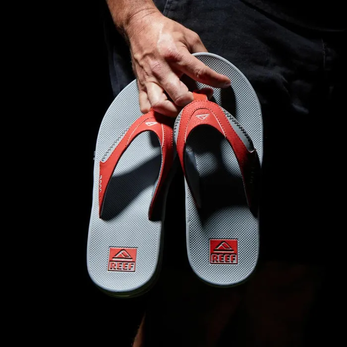 Reef Fanning Pregame Redgrey Men Flip Flops Reef Fanning Pregame Redgrey Men Flip Flops