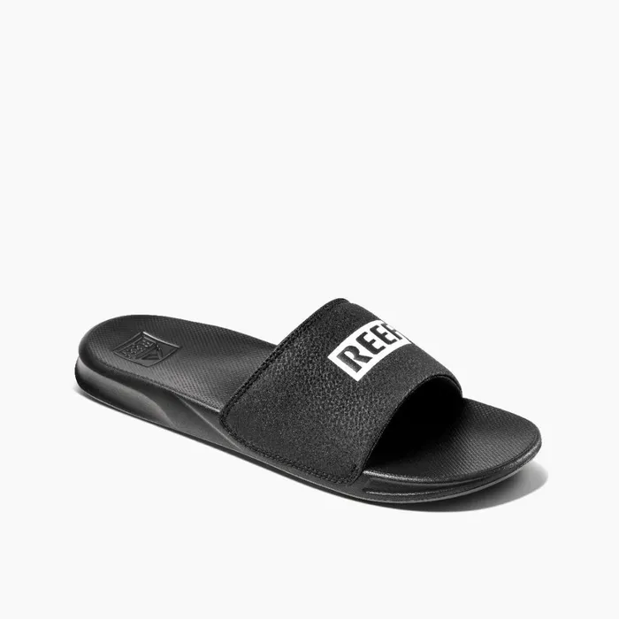 Reef One Slide Reef Blackwhite Men Sandals Reef One Slide Reef Blackwhite Men Sandals