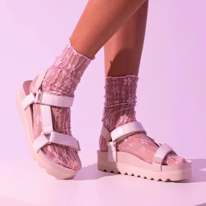Reef Rem Hi X Sanctuary Irridescent Marble Women Sandals Reef Rem Hi X Sanctuary Irridescent Marble Women Sandals