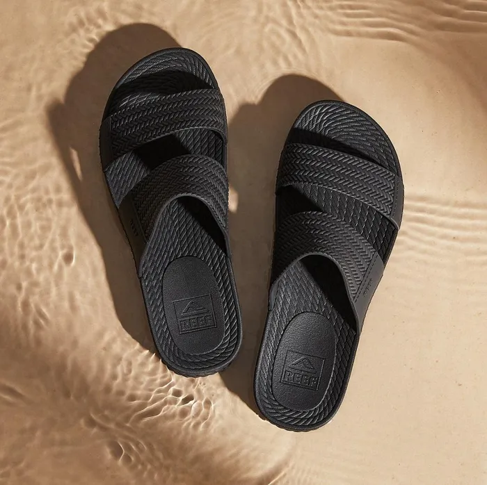 Reef Water Vista Slide Black Women Sandals Reef Water Vista Slide Black Women Sandals