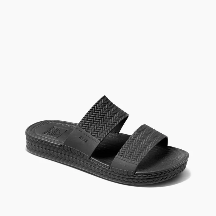Reef Water Vista Slide Black Women Sandals Reef Water Vista Slide Black Women Sandals