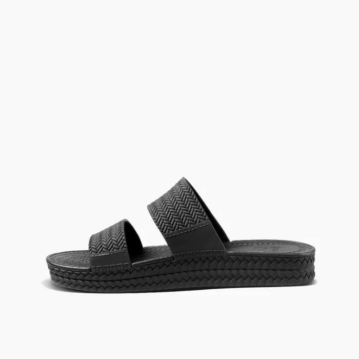 Reef Water Vista Slide Black Women Sandals Reef Water Vista Slide Black Women Sandals