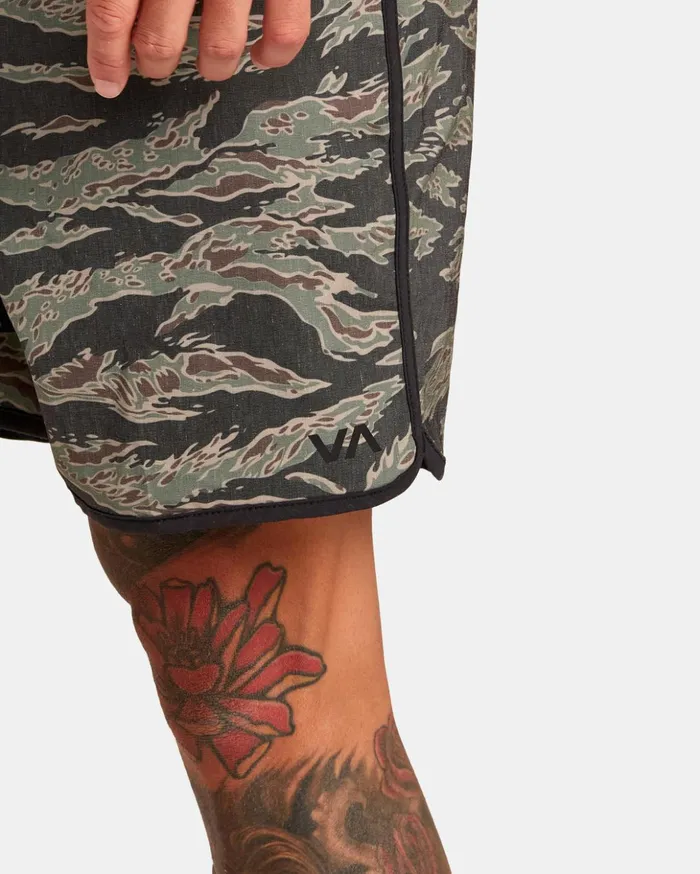 RVCA Athletic Shorts Yogger Hybrid Elastic Waist Athletic Shorts 17034 Tiger Camo 8211 Men RVCA Athletic Shorts Yogger Hybrid Elastic Waist Athletic Shorts 17034 Tiger Camo 8211 Men