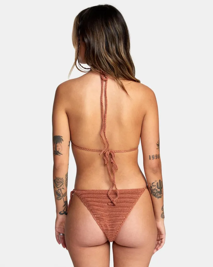 RVCA Bikini Bottoms Westside Cheeky Crochet Bikini Bottoms Burnt Copper 8211 Women RVCA Bikini Bottoms Westside Cheeky Crochet Bikini Bottoms Burnt Copper 8211 Women