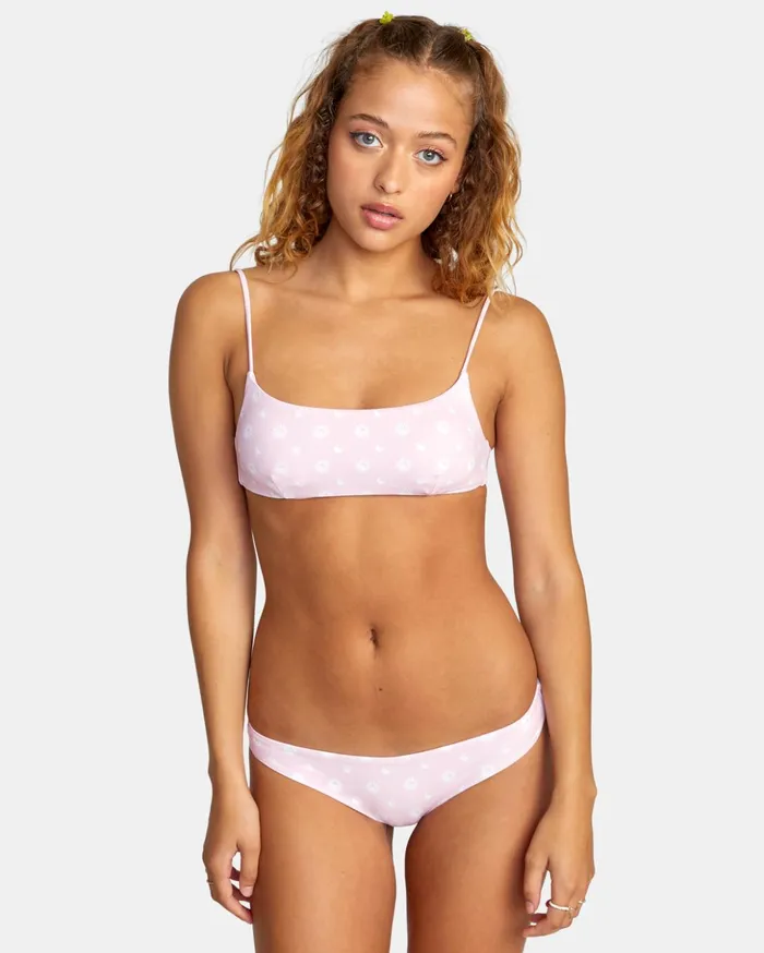 RVCA Bikini Tops Balance Act Bralette Bikini Top Bella 8211 Women