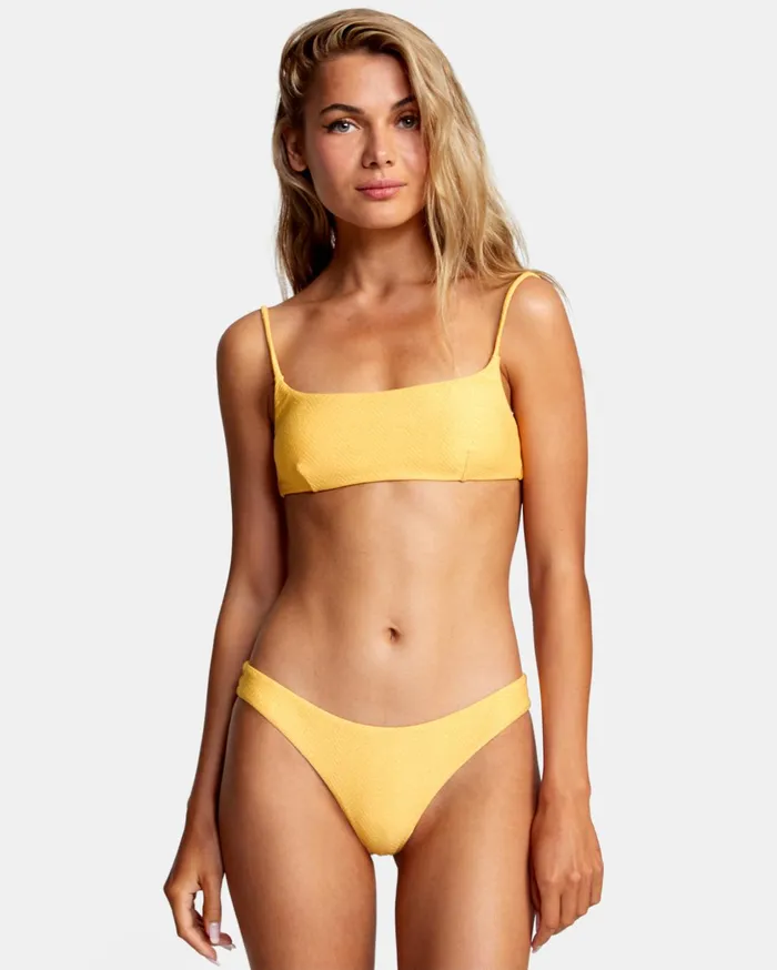 RVCA Bikini Tops Brightside Bralette Bikini Top Marigold 8211 Women