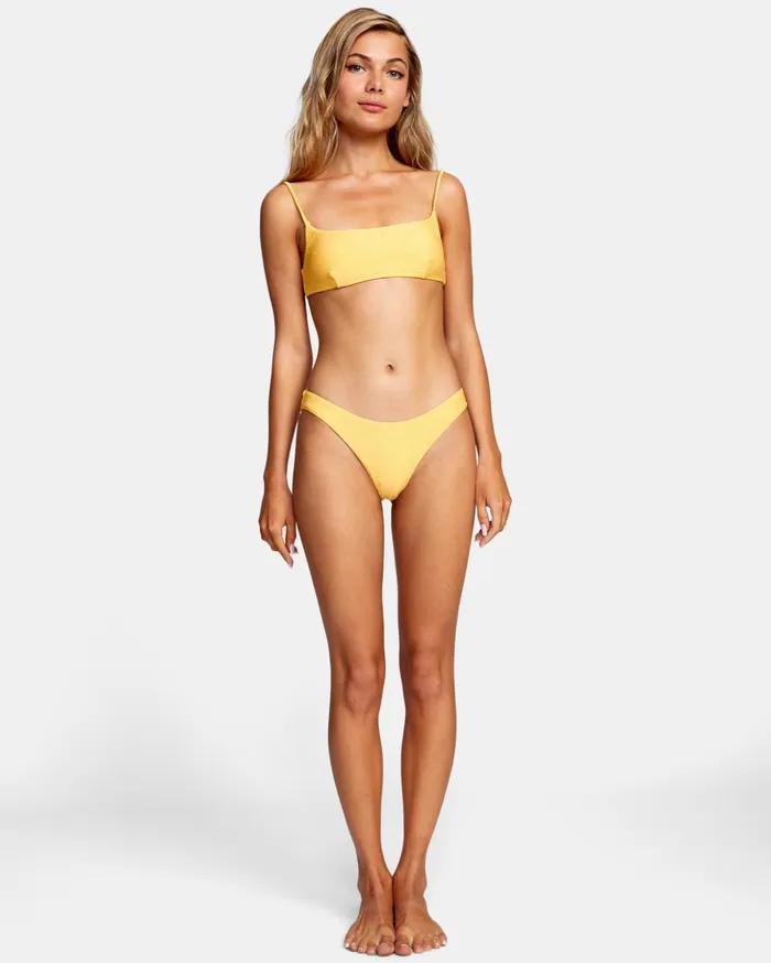 RVCA Bikini Tops Brightside Bralette Bikini Top Marigold 8211 Women