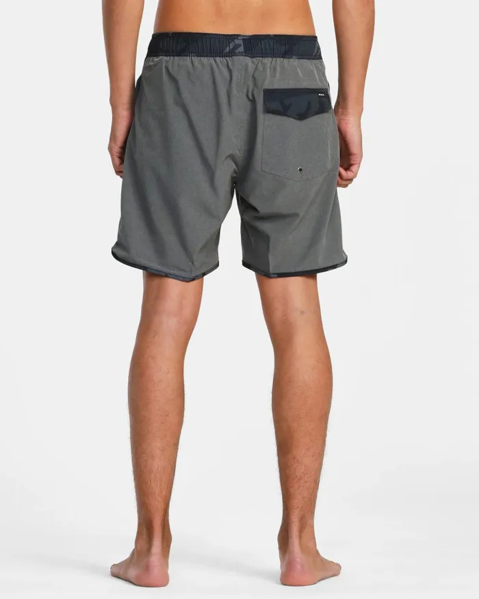 RVCA Boardshorts Eastern Plus Elastic Waist Boardshorts 17034 Heather Grey 8211 Men RVCA Boardshorts Eastern Plus Elastic Waist Boardshorts 17034 Heather Grey 8211 Men
