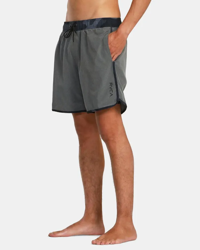RVCA Boardshorts Eastern Plus Elastic Waist Boardshorts 17034 Heather Grey 8211 Men RVCA Boardshorts Eastern Plus Elastic Waist Boardshorts 17034 Heather Grey 8211 Men