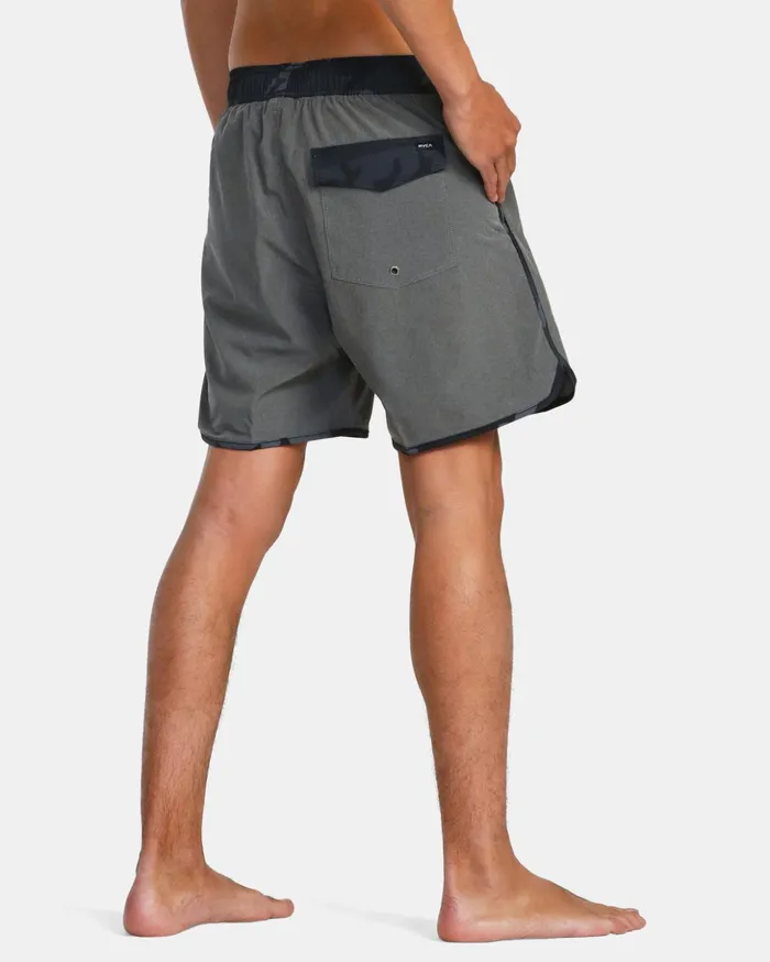RVCA Boardshorts Eastern Plus Elastic Waist Boardshorts 17034 Heather Grey 8211 Men RVCA Boardshorts Eastern Plus Elastic Waist Boardshorts 17034 Heather Grey 8211 Men