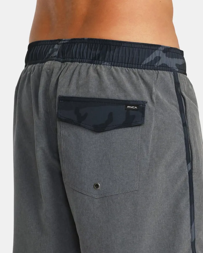 RVCA Boardshorts Eastern Plus Elastic Waist Boardshorts 17034 Heather Grey 8211 Men RVCA Boardshorts Eastern Plus Elastic Waist Boardshorts 17034 Heather Grey 8211 Men
