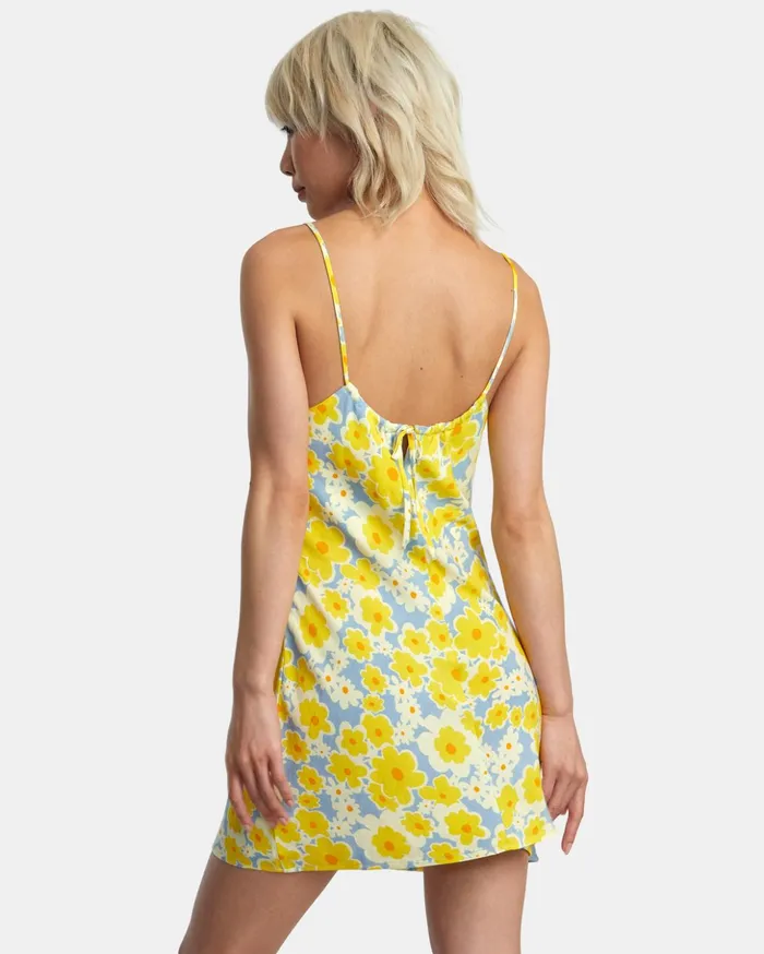 RVCA Dresses Rompers Macarthur Midi Dress Dusty Blue 8211 Women