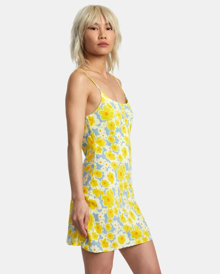 RVCA Dresses Rompers Macarthur Midi Dress Dusty Blue 8211 Women