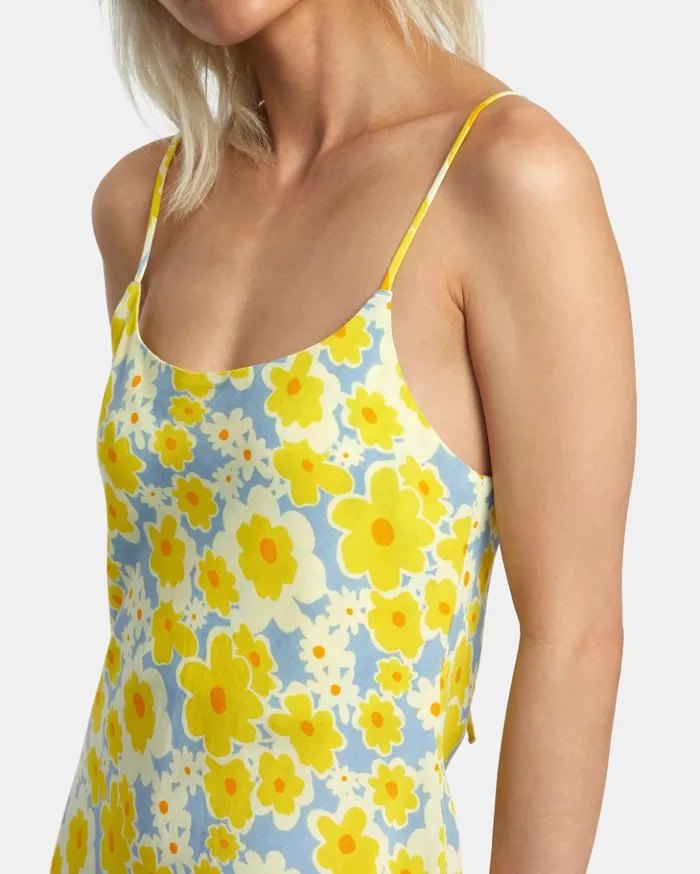 RVCA Dresses Rompers Macarthur Midi Dress Dusty Blue 8211 Women