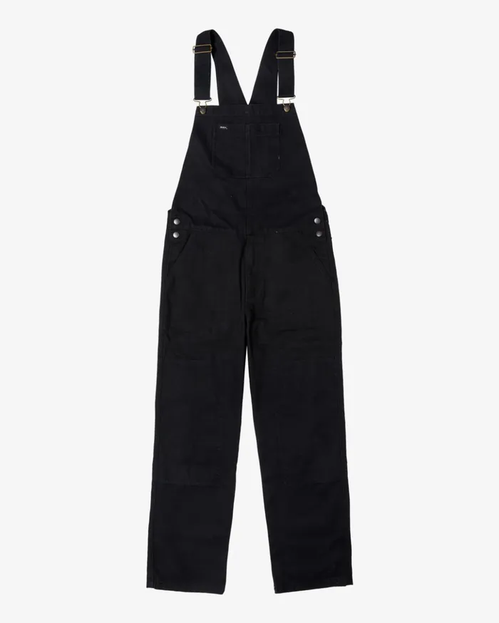 RVCA Pants Chainmail Relaxed Fit Overalls Rvca Black 8211 Men