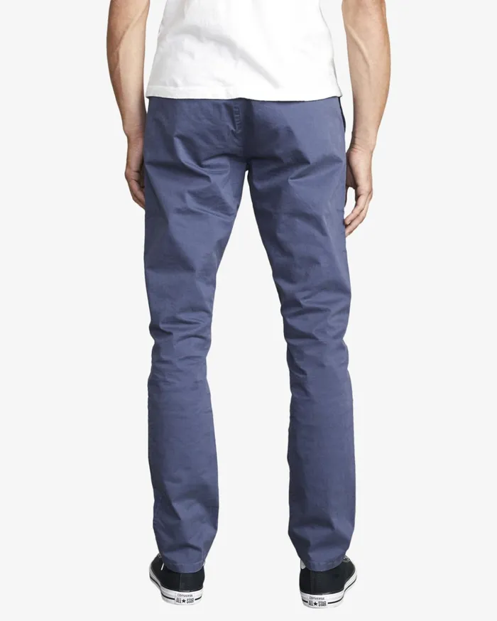 RVCA Pants Daggers Chino Chinos Moody Blue 8211 Men