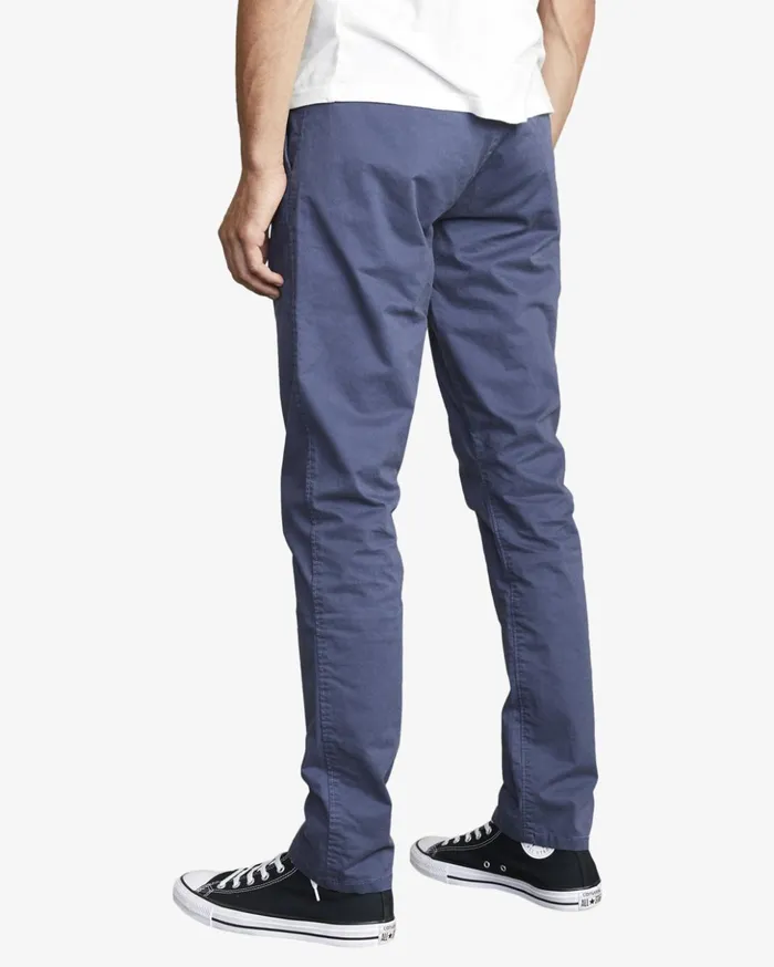 RVCA Pants Daggers Chino Chinos Moody Blue 8211 Men