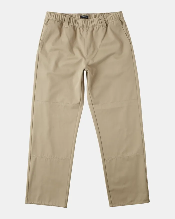 RVCA Pants Recession Collection Americana Elastic Waist Pants Khaki 8211 Men