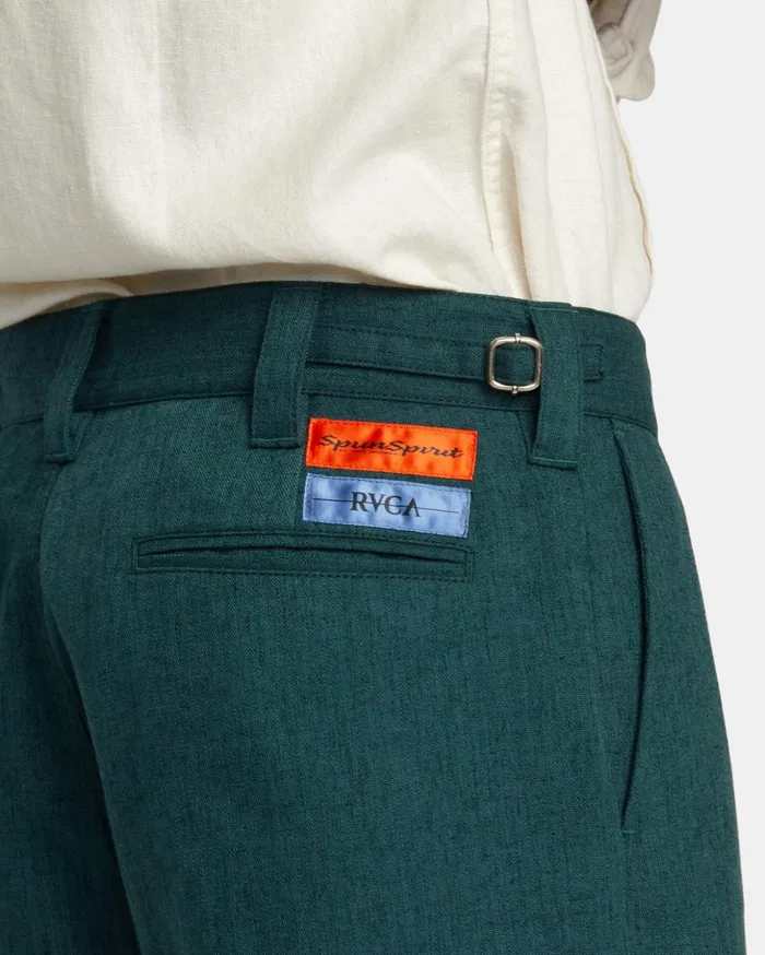 RVCA Pants Spun Spirit Studio Chinos Deep Forest 8211 MenWomen
