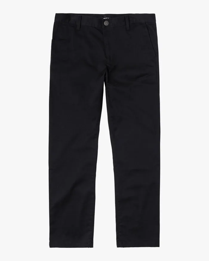RVCA Pants The Weekend Stretch Pants Black 8211 Men