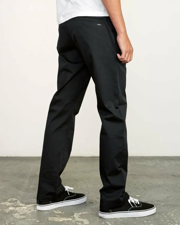 RVCA Pants The Weekend Stretch Pants Black 8211 Men