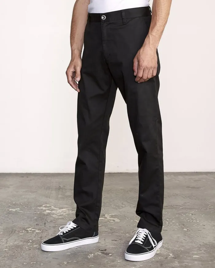RVCA Pants The Weekend Stretch Pants Black 8211 Men