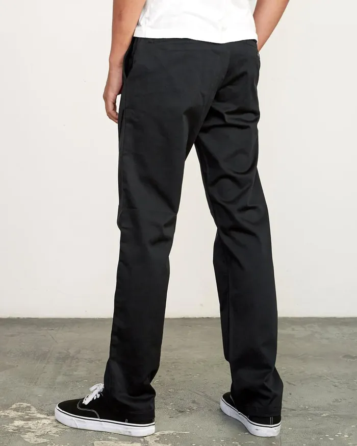 RVCA Pants The Weekend Stretch Pants Black 8211 Men