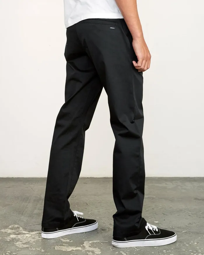 RVCA Pants The Weekend Stretch Pants Black 8211 Men