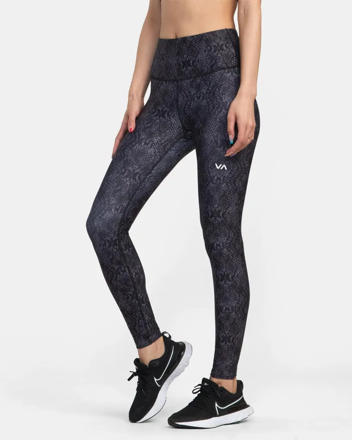 RVCA Pants VA Essential Workout Leggings Snake 8211 Women