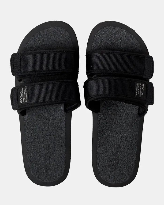 RVCA Sandals Peak Slider Sandals Black 8211 Men