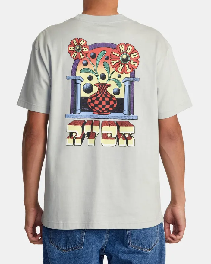 RVCA Short Sleeves Martin Ander Portal Tee Mirage 8211 Men