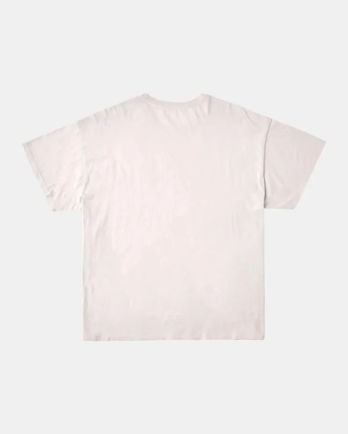 RVCA Short Sleeves Rose Machado Yin Yang Tee Vintage White 8211 MenWomen