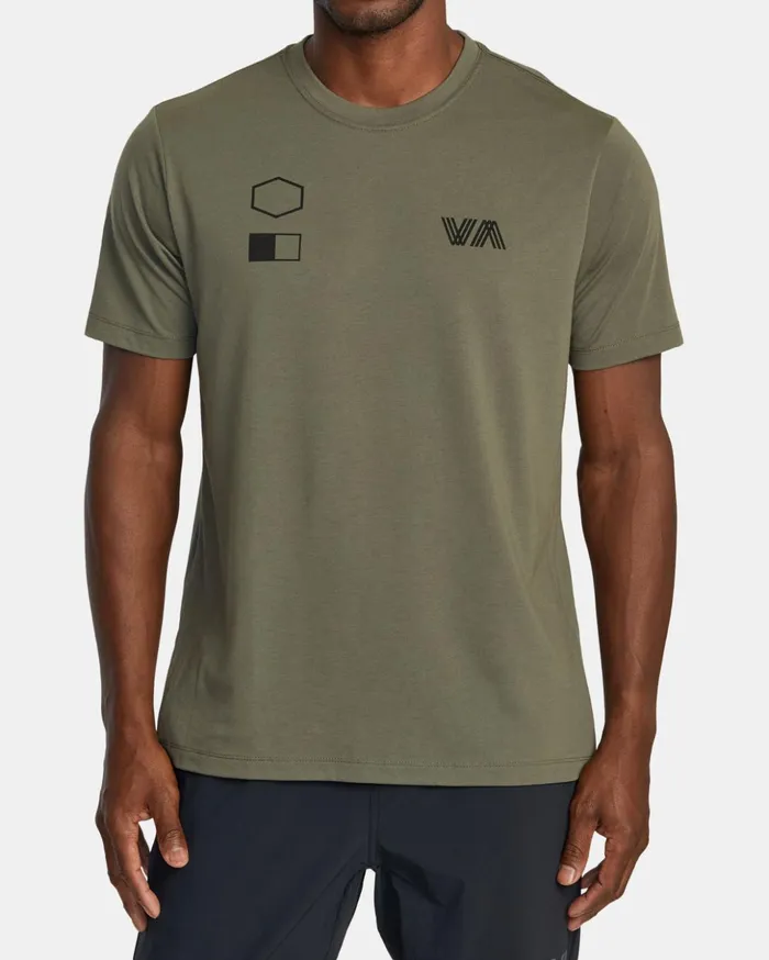 RVCA Short Sleeves RVCA Copy TShirt Olive 8211 Men