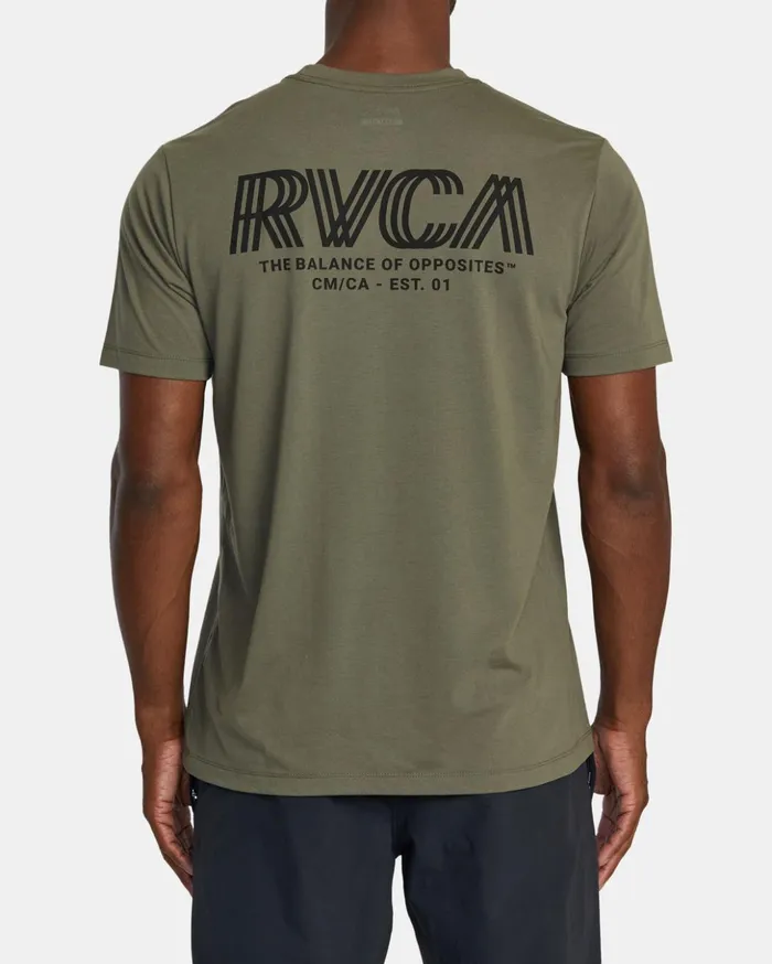 RVCA Short Sleeves RVCA Copy TShirt Olive 8211 Men