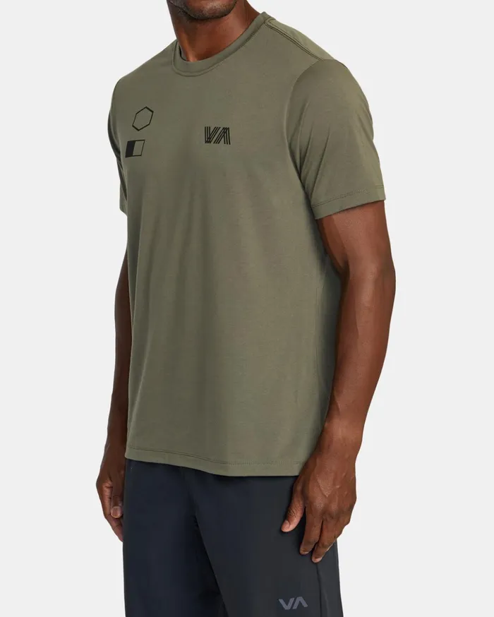 RVCA Short Sleeves RVCA Copy TShirt Olive 8211 Men