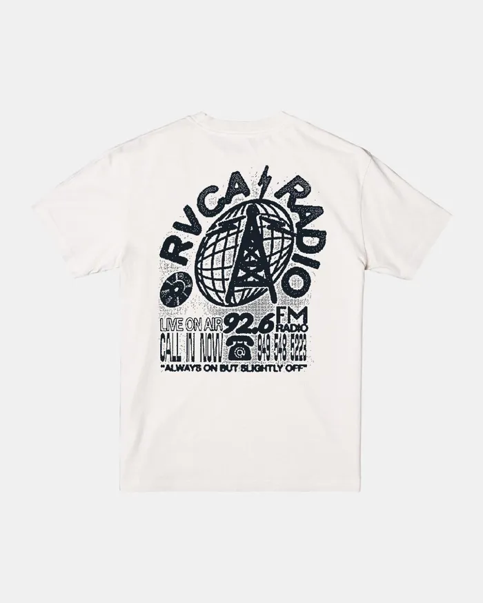 RVCA Short Sleeves RVCA Tee Antique White 8211 Men