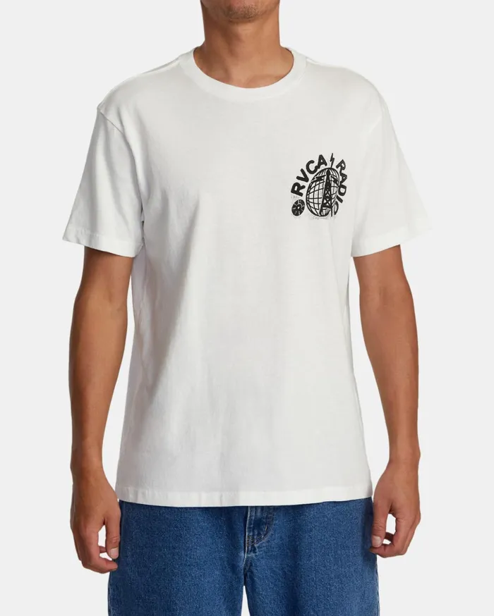 RVCA Short Sleeves RVCA Tee Antique White 8211 Men