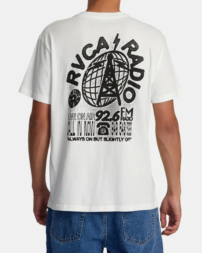 RVCA Short Sleeves RVCA Tee Antique White 8211 Men
