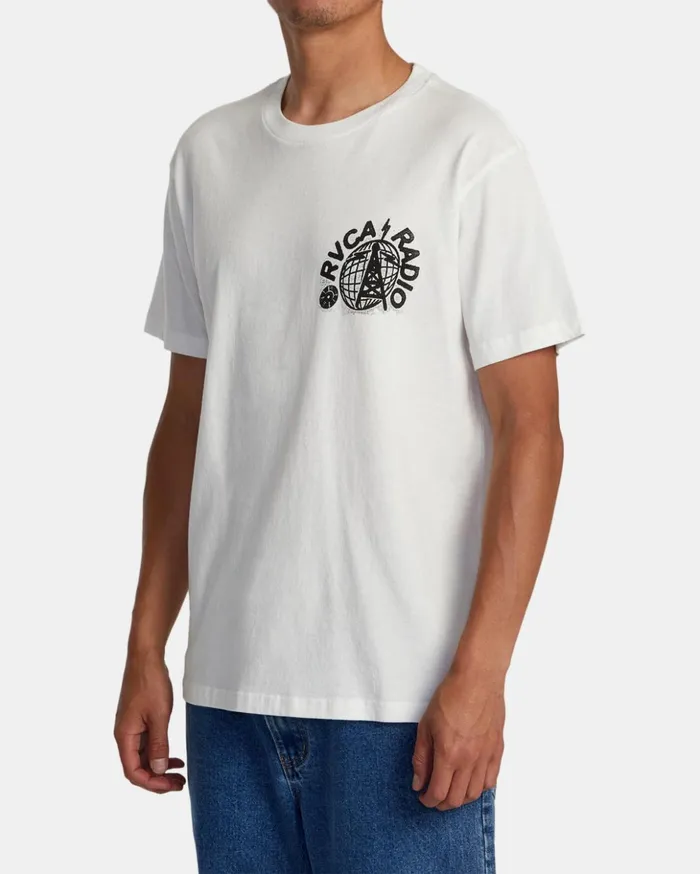 RVCA Short Sleeves RVCA Tee Antique White 8211 Men