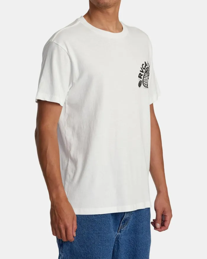 RVCA Short Sleeves RVCA Tee Antique White 8211 Men