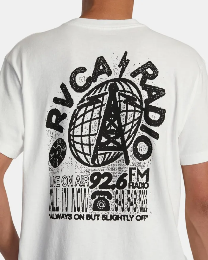 RVCA Short Sleeves RVCA Tee Antique White 8211 Men