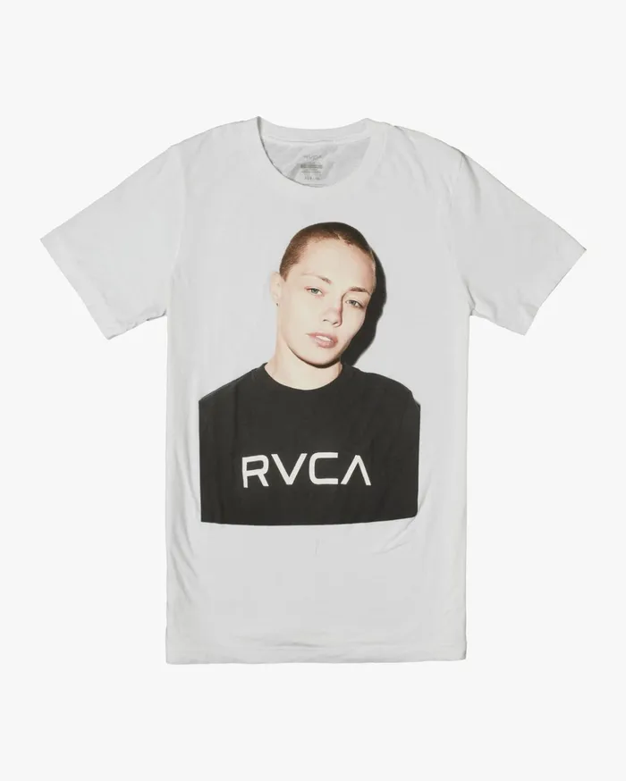RVCA Short Sleeves VA Sport X Rose Photo Short Sleeve Tee White 8211 Men