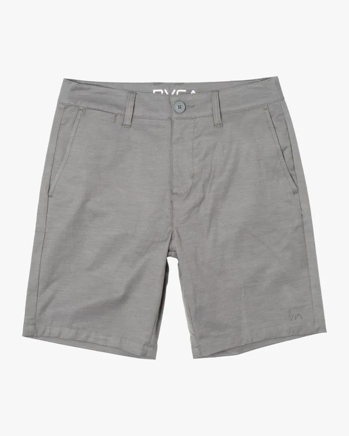 RVCA Shorts Boy039s Back In Hybrid Walkshorts 19034 Athletic Heather 8211 Boys RVCA Shorts Boy039s Back In Hybrid Walkshorts 19034 Athletic Heather 8211 Boys