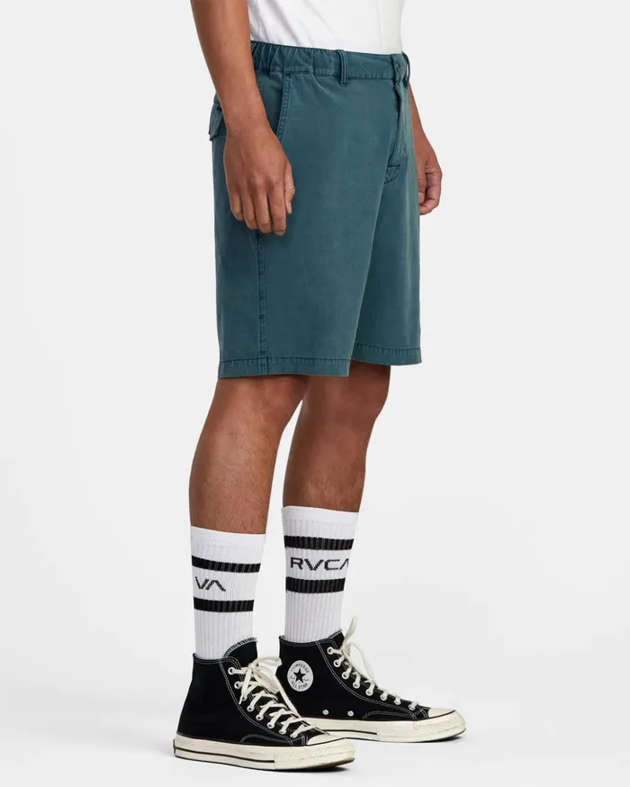 RVCA Shorts Hybrids All Time Coastal Rinsed Hybrid 19034 Shorts Duck Blue 8211 Men RVCA Shorts Hybrids All Time Coastal Rinsed Hybrid 19034 Shorts Duck Blue 8211 Men