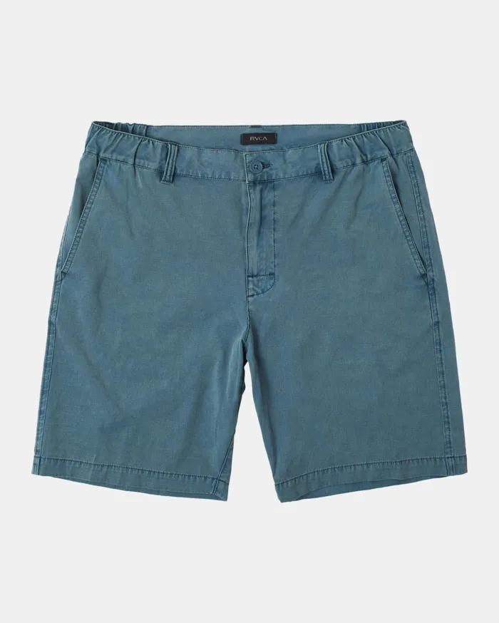 RVCA Shorts Hybrids All Time Coastal Rinsed Hybrid 19034 Shorts Duck Blue 8211 Men RVCA Shorts Hybrids All Time Coastal Rinsed Hybrid 19034 Shorts Duck Blue 8211 Men