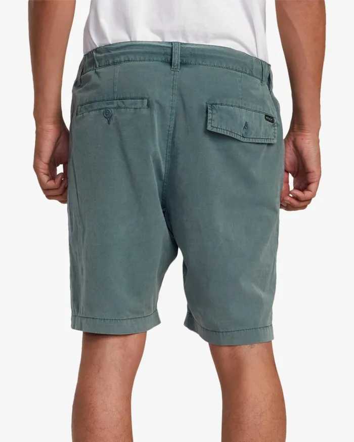RVCA Shorts Hybrids All Time Rinsed Coastal Hybrid Shorts 19 Balsam Green 8211 Men RVCA Shorts Hybrids All Time Rinsed Coastal Hybrid Shorts 19 Balsam Green 8211 Men