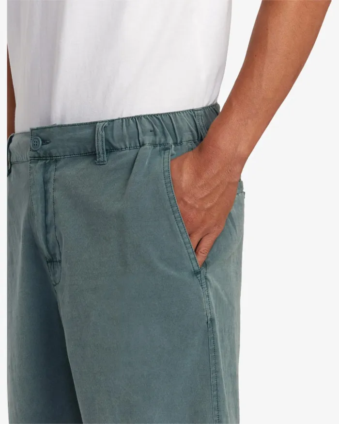 RVCA Shorts Hybrids All Time Rinsed Coastal Hybrid Shorts 19 Balsam Green 8211 Men RVCA Shorts Hybrids All Time Rinsed Coastal Hybrid Shorts 19 Balsam Green 8211 Men