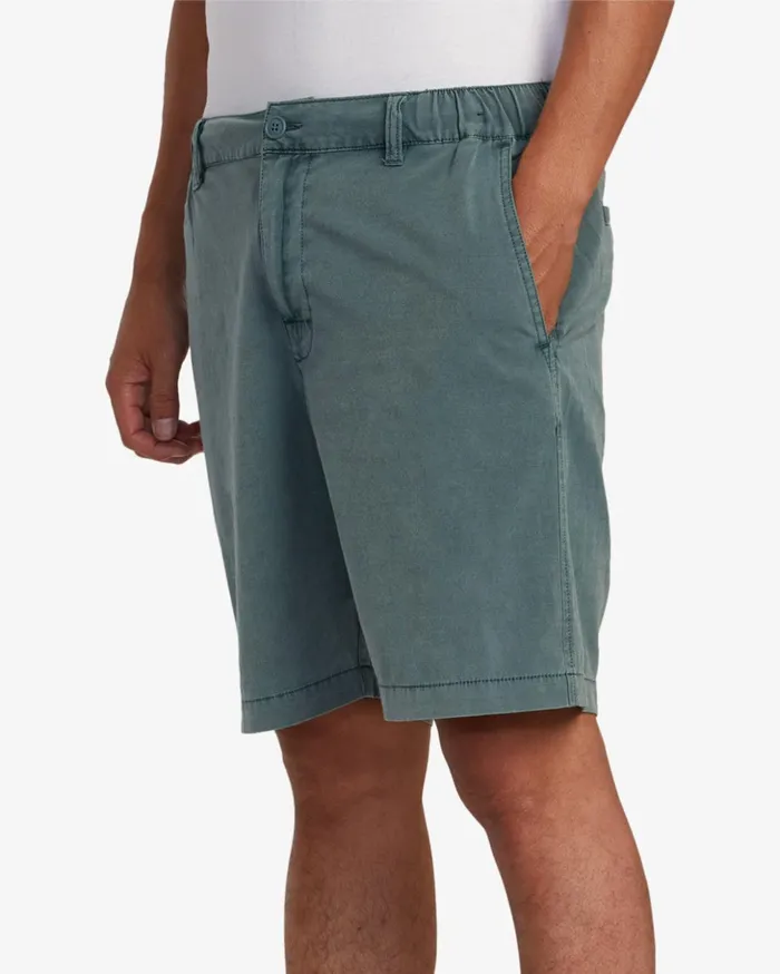 RVCA Shorts Hybrids All Time Rinsed Coastal Hybrid Shorts 19 Balsam Green 8211 Men RVCA Shorts Hybrids All Time Rinsed Coastal Hybrid Shorts 19 Balsam Green 8211 Men
