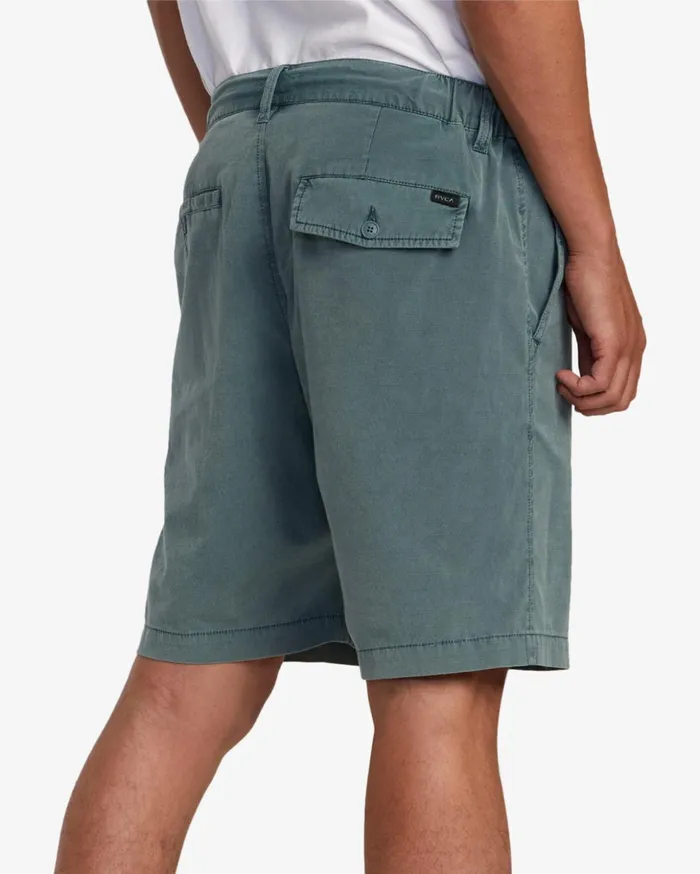 RVCA Shorts Hybrids All Time Rinsed Coastal Hybrid Shorts 19 Balsam Green 8211 Men RVCA Shorts Hybrids All Time Rinsed Coastal Hybrid Shorts 19 Balsam Green 8211 Men