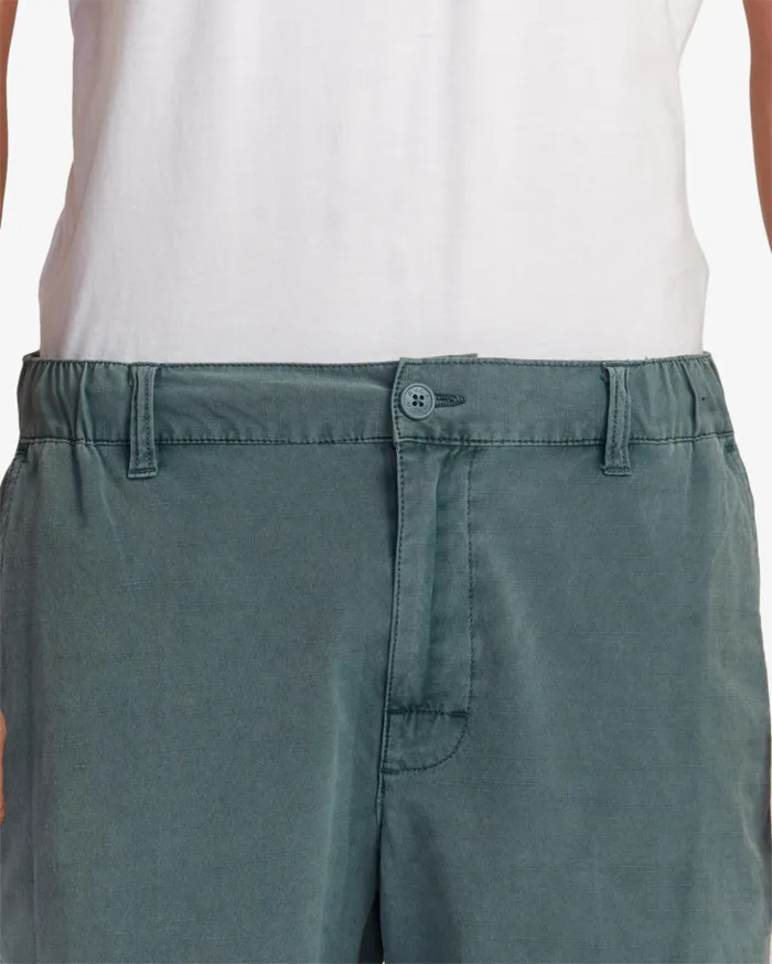RVCA Shorts Hybrids All Time Rinsed Coastal Hybrid Shorts 19 Balsam Green 8211 Men RVCA Shorts Hybrids All Time Rinsed Coastal Hybrid Shorts 19 Balsam Green 8211 Men